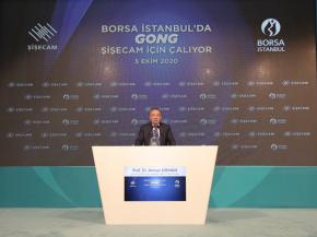 The opening bell rings for Şişecam on Borsa Istanbul