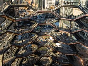 The Vessel - architectural jungle gym made of glass