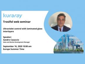 Register now for the Trosifol® web seminar „Ultraviolet control with laminated glass interlayers “
