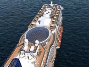 SkyDome promises to be one of Iona’s star attractions, providing guests with a magical venue. Image © P&O Cruises