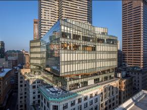 SOLARBAN 60® STARPHIRE® glass highlights the jewel box addition to Boston’s redesigned Congress Square