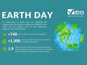 Vitro Architectural Glass celebrates commitment to sustainability in recognition of Earth Day