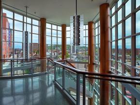  Oversized glass will allow for larger expanses of glass with less intrusion of curtain wall elements, like those seen above at the UPMC Children's Hospital of Pittsburgh, Pennsylvania.