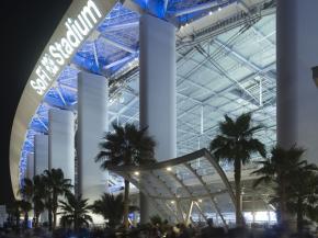 STARPHIRE® glass by Vitro Architectural Glass shines at Super Bowl LVI at SoFi Stadium