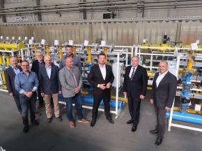 Member of the German Parliament (MdB) Uli Grötsch visits HORN in Ploessberg