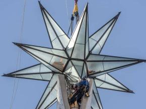 Sagrada Familia church: new star with LuxRaff_Solid glass