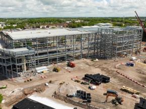 Steelwork completed on £54million Glass Futures’ development