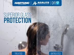Hartung and Agalite locations now offering easy-to-clean glass solutions with Diamon-Fusion® protective coating