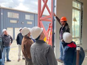 FGIA Annual Conference Participants Tour Seismic Shake Table Test Site