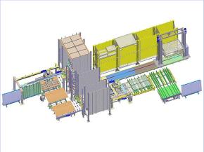 An order is only transferred to the racks when all IGUs are ready in the sorting system.