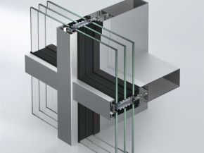Schüco AOC 50 / 60 Reno enables façade refurbishment even while the building is still in use, without lengthy interruptions or renovation work in the indoor spaces. Photo: Schüco International KG