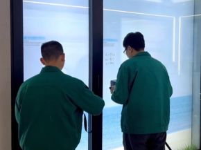 Huadong Coating using Sparklike Laser Portable™ to measure gas fill rate of insulating glass units