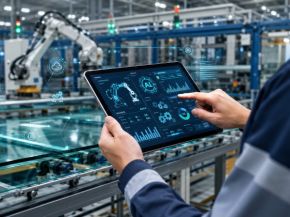 Digital assistance systems and AI-supported process data are helping optimize modern manufacturing processes. Image: OpenAI