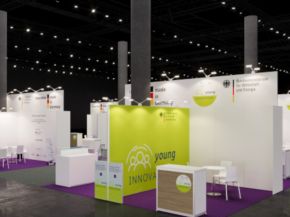 BMWE – Joint stand; Photo: Messe Düsseldorf