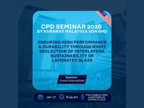 CPD Seminar 2026 to Highlight High-Performance Laminated Glass and Sustainability