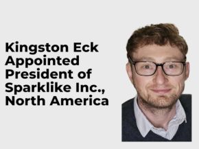 Kingston Eck Appointed President of Sparklike Inc.