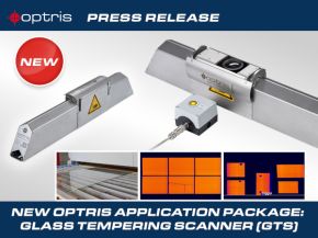 New Optris Glass Tempering Scanner (GTS) for Glass Manufacturer