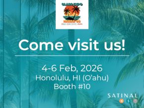 Satinal gets ready for Glass Expo Hawaii 2026 – booth #10