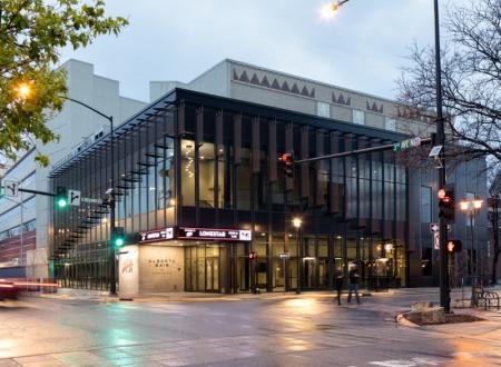 Historic Art Deco-Style Theater is Restored and Expanded with Solarban® 70 Optigray® Glass