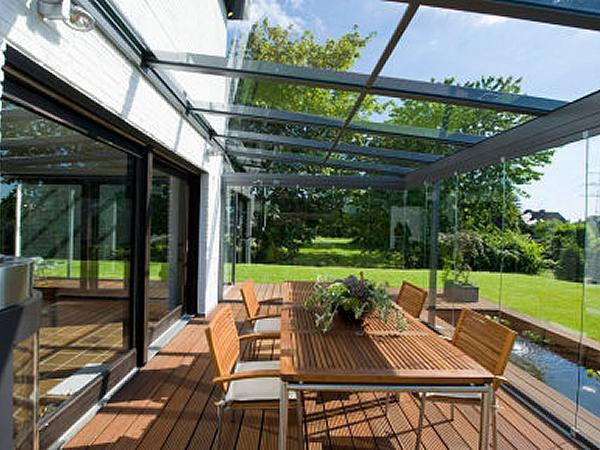 Blue Tinted Conservatory Roof Glass Solar Control Self Cleaning Glass