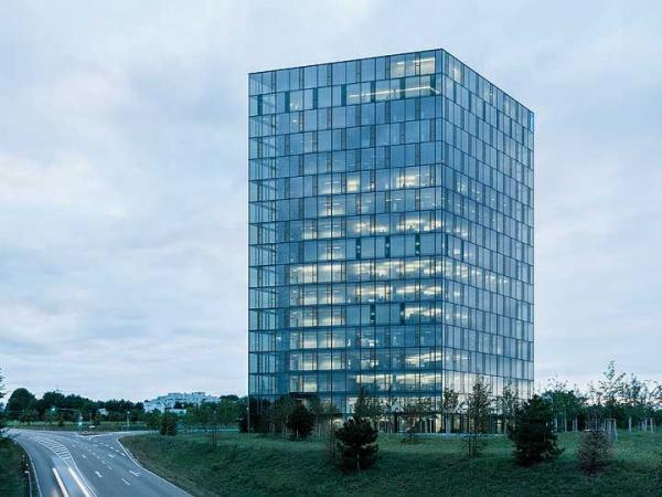 Glass skyscraper for Festo in Esslingen Glass skyscraper for Festo in Esslingen