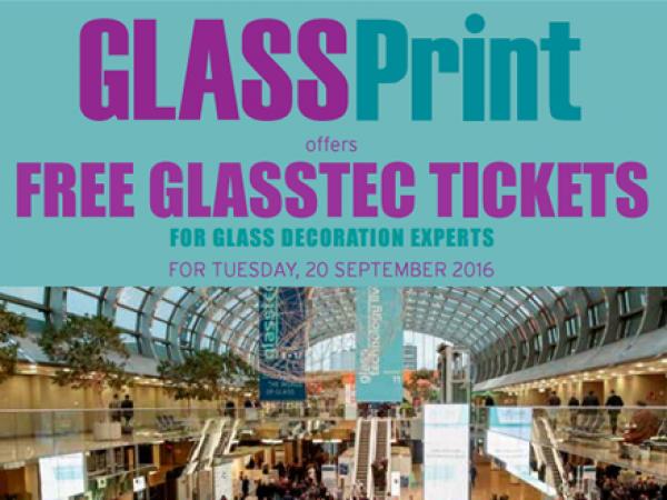 GlassPrint offers free glasstec tickets