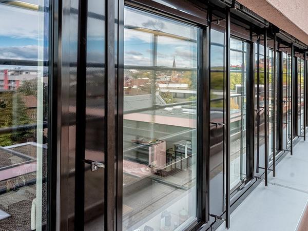 Finstral fitted frames at Bad Kreuznach local authority offices