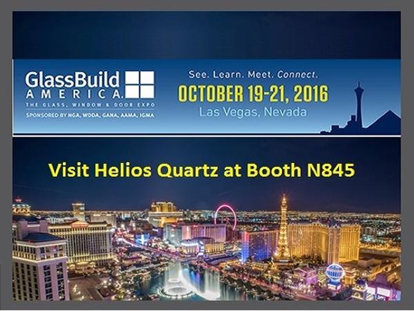 From October 19th to 21st Helios Quartz will be in Las Vegas to attend GlassBuild America 2016