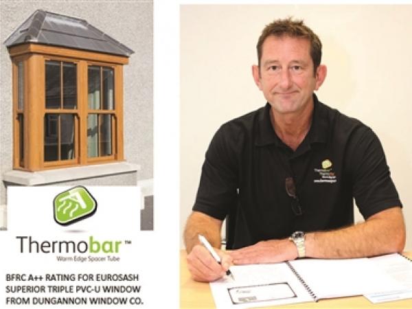 Thermobar in the UK’s first-ever BFRC A++ Rating for a vertical slider achieving U-value 1.0 W/m²K 