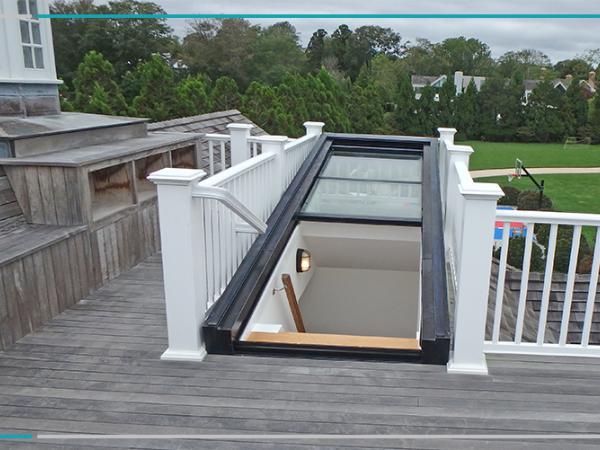 Using Retractable Skylights to Gain Roof Access