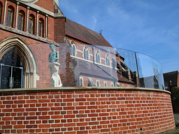 Cranleigh School Curved Glass Balustrade War Memorial