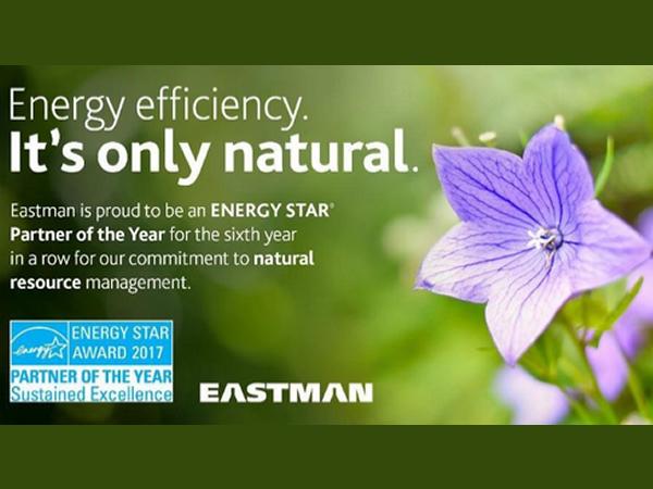 EPA Recognizes Eastman with 2017 ENERGY STAR® Partner of the Year