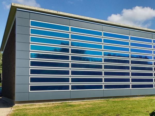 Solar active façade with HeliaFilm® at ENGIE labs