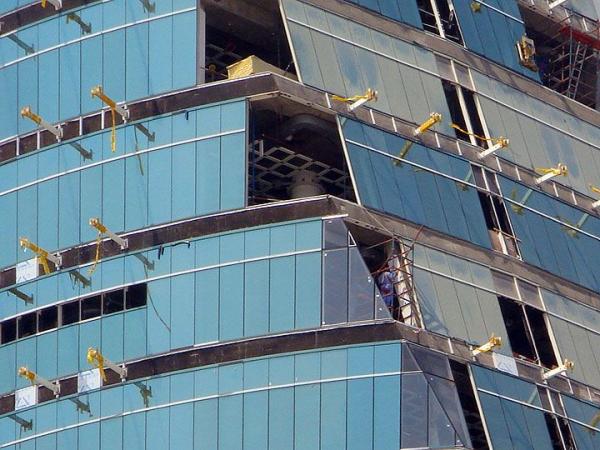 Advanced origami: Etisalat building in Dubai