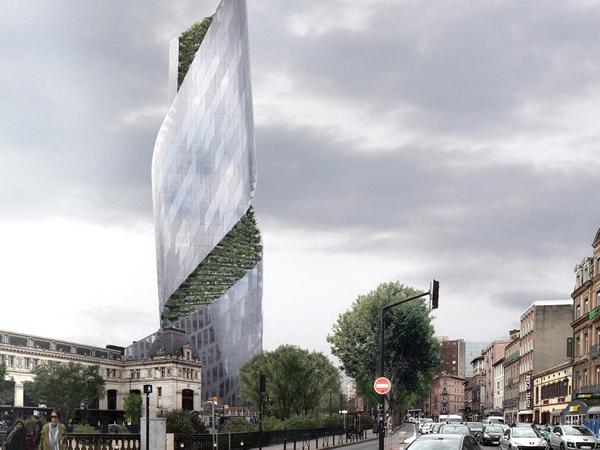Studio Libeskind to build twisted, tree-covered skyscraper for Toulouse Studio Libeskind to build twisted, tree-covered skyscraper for Toulouse