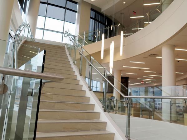 HealthPartners Neuroscience Center Sees the Light with Ornamental Glass Railing that Enhances Open Architecture