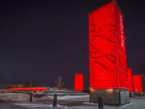 Sentinels at Fort Calgary constructed with Starphire Ultra-Clear glass by Vitro Architectural Glass