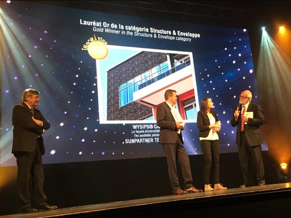 Wysips®Cameleon solar glazing wins Innovation Gold Medal