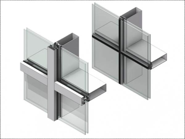 ThermaWall TW2200 – 2″ (50.8mm) curtain wall that delivers superior thermal performance