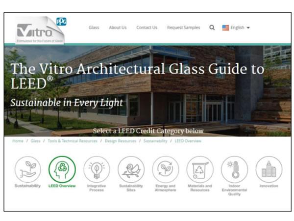 Vitro Architectural Glass debuts online guide to LEED certification  Portal helps architects find LEED credits opportunities using Vitro Glass products