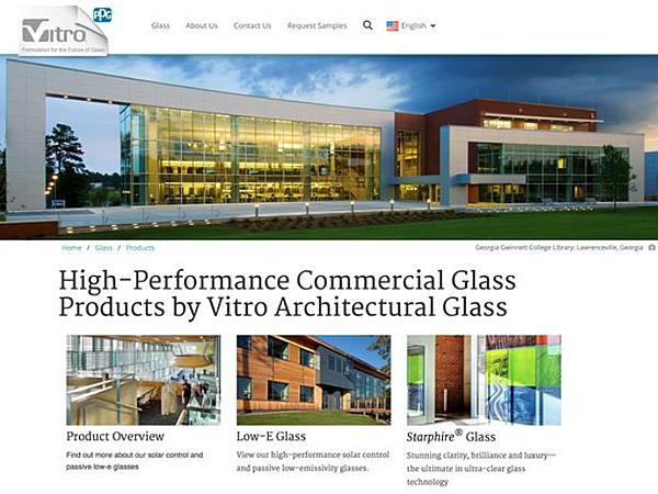 Vitro Architectural Glass launches new website at vitroglazings.com