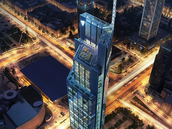 Construction begins on Poland’s tallest tower designed by Foster + Partners Construction begins on Poland’s tallest tower designed by Foster + Partners