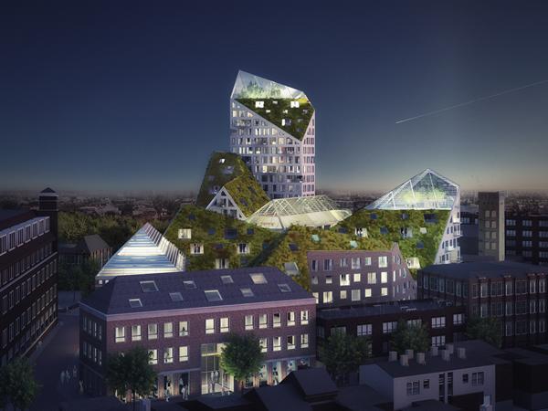 Eindhoven selects MVRDV’s Nieuw Bergen, a design for sustainable residences in the city centre Eindhoven selects MVRDV’s Nieuw Bergen, a design for sustainable residences in the city centre