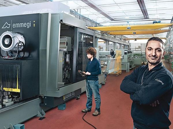 Great support for a great product: Emmegi machining centres
