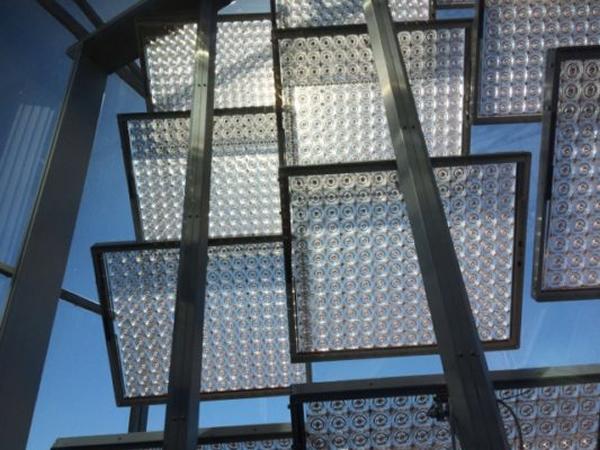  Material Xperience 2017 exhibits transparent solar panels Lumiduct