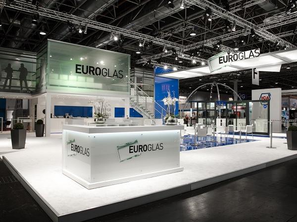  This year the large trade fair stand will be appearing in fresh EUROGLAS colours. 