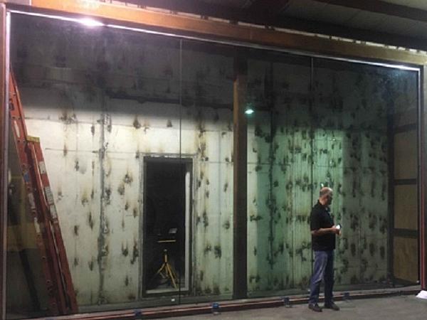 Faour Glass: Frameless Impact Window Pushes Limits with 8’x12’ Unit at +/-110psf!