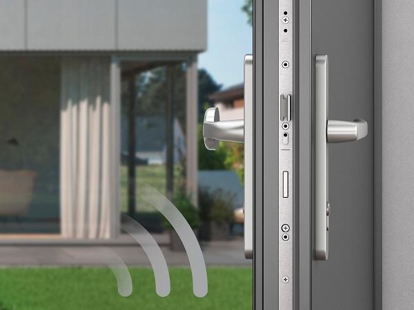Interconnected technology for external doors