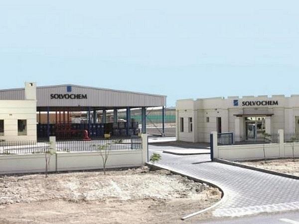 Solvochem's warehouse facility in the UAE