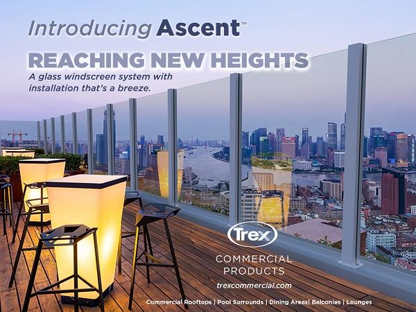 Trex Commercial Products Debuts Ascent™ Windscreen System